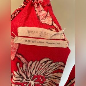 Urban outfitters strappy flower tank top.